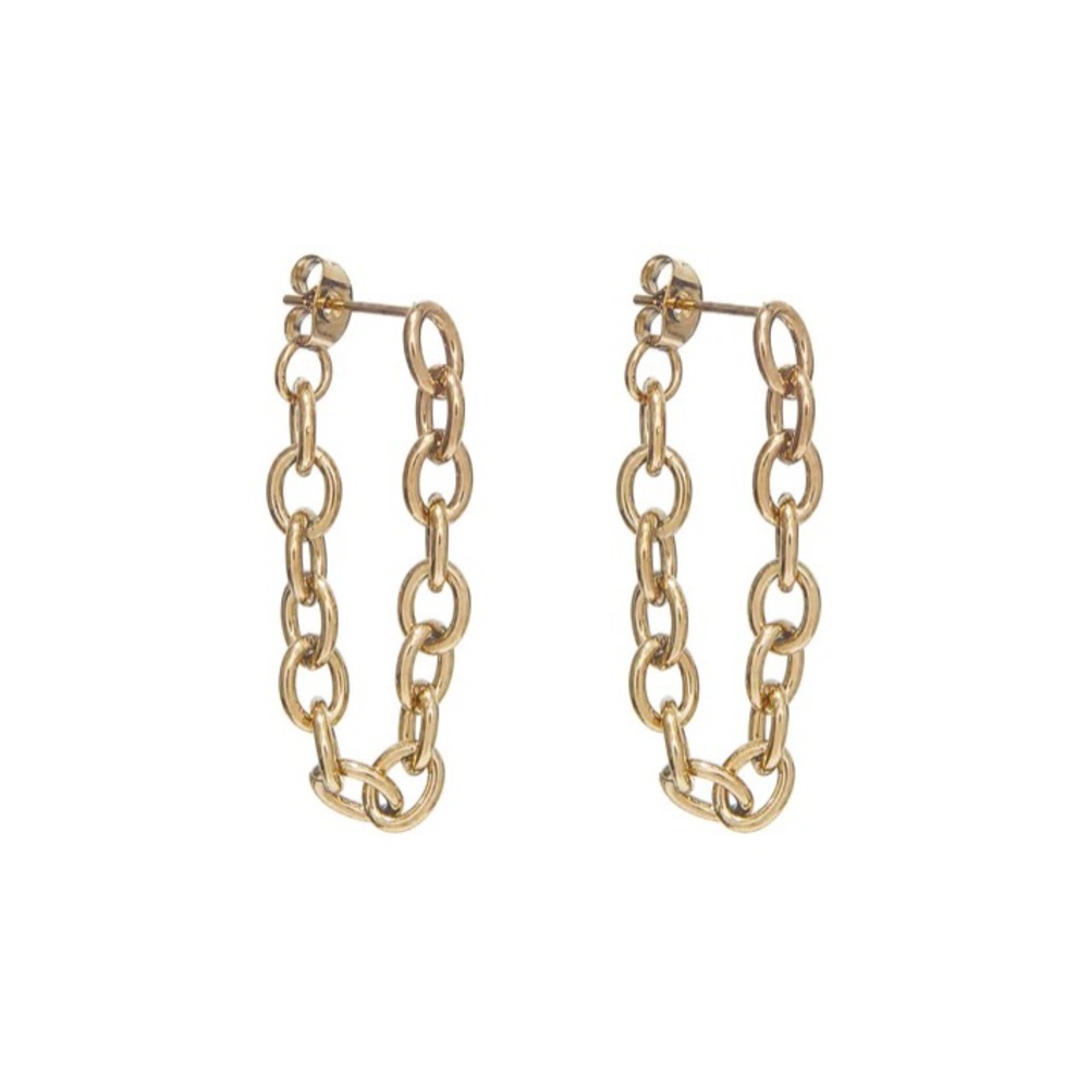 Chained earrings